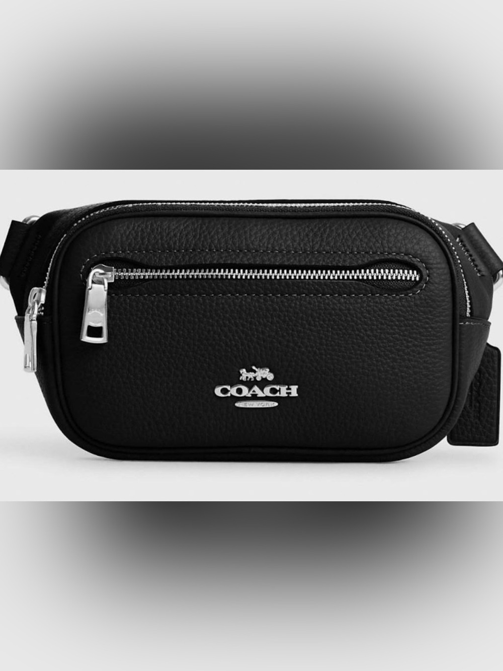 NWT Coach Pebbled Leather Mini Belt Bag